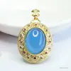 Colgante de Jadeíta Ágata Amarillo Aceite de Pollo Huevo de Paloma Collar Venta al por Mayor de Fábrica Dropshipping S3080203