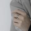 Anillo Retro Trendy para Hombre Ins Anillo Individual Hip-Hop Estudiante Apertura Dedo Índice Ajustable Niños Anillo Personalizado para Mujer