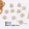 Acrílico Arena Movediza Estampado en Caliente Retro Dorado Cuentas Sueltas diy Pendientes Caseros Cadena para Teléfono Móvil Colgante Accesorios de Joyería Materiales