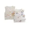 Aimi Aimi Colete de Outono e Inverno Acolchoado Espessado Bebê 120g Algodão Puro Categoria de Roupa Externa um Colete Quente para Homens, Mulheres e Crianças