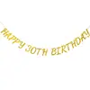 Venta al por mayor del fabricante Banderines de Cumpleaños con Letras Brillantes Banderines de Letras Brillantes Decoración de Fiesta Banderines Juveniles