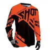 Roupas para Corrida Off-Road Transfronteiriça, Tamanhos Europeus e Americanos, Camiseta Versátil de Manga Longa, Absorvente de Suor, Respirável, Roupa Confortável para Ciclismo, Roupas de Downhill