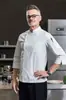 Overoles de chef verano manga corta catering hotel pueden enviar gran cantidad de envío (impresión de bordado contactar servicio al cliente)