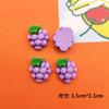 Caricatura fruta pequeña fresa Piña Melocotón diy accesorios de resina gel crema pinza para el cabello caja de almacenamiento parche para arte de uñas