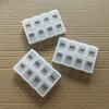 Suministro puntual caja de pastillas de plástico de grado alimenticio de 8 compartimentos caja de pastillas de PP de grado alimenticio de ocho compartimentos caja de pastillas de grado alimenticio de doble fila de 4 compartimentos
