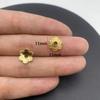Accesorios de joyería de aleación DIY pétalos huecos soporte de flores cuentas espaciadoras para pulsera cuentas de posicionamiento material de capullo de flor V149