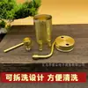 [Cachimbo de Fumar Baifoo Esculpido em Latão] Novo Cachimbo de Fumar Baifoo com Filtro de Água Versão Quatro Usos Entrega Direta da Fábrica