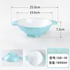 Tazón doble de melamina para hot pot picante, tazón popular en línea para sopa, fideos, fideos de arroz, uso comercial para fideos de caracol y hot pot picante