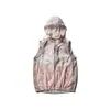 Chaleco Desmontable Rumen Xia para Exteriores Secado Rápido Repelente al Agua Unisex Tendencia Calle Casual Holgado