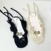 Calcetines Cortos Versátiles Estilo Japonés Inspirados en el Ballet, Zapatos de Ballet con Lazos de Encaje, Calcetines Tobilleros para Mujer