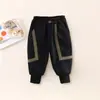 Pantalones de Forro Polar para Bebé Jingqi Gruesos Calientes Pantalones de Chándal Otoño e Invierno Ropa para Exteriores Unisex Pantalones Largos para Niños Pequeños Pantalones Jogger Casuales