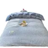 2026 Nuevo Modelo Juego de Ropa de Cama de Tres Piezas 100% Algodón para Dormitorio Estudiantil, 0.9 Algodón Puro para Cama de Dormitorio, Funda de Edredón Individual, Sábana Ajustable, Ropa de Cama