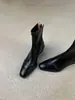 Nuevas botas elásticas de tacón grueso estilo británico de moda 2026, ajustadas, para mujer, adecuadas para ir al trabajo en otoño e invierno, con forro de felpa, botines retro, botas de moda