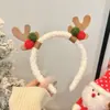 Nuevos Accesorios para el Cabello de Navidad 2024 Aro para el Cabello Aro para el Cabello de Reno Femenino Accesorios Lindos