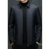 Jaqueta Masculina de Lã e Algodão Inverno Casual de Negócios Jaqueta Espessa Quente Executiva Masculina Jaqueta de Algodão