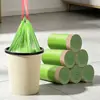 Bolsas de Basura de Plástico Fresco de Artemisa de Verano con Cordón, Bolsas de Basura Domésticas de Cocina de Alta Calidad con Asas