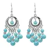 Pendientes Étnicos Bohemios Europeos y Americanos Pendientes Largos de Borlas Coloridas Pendientes de Estilo Exótico de Moda Venta al por Mayor