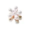 Horquilla francesa retro con forma de margarita y perla, con clip pequeño, estilo mini horquilla, accesorio coreano para el cabello para mujer