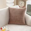 Funda de Almohada Plegada de Alta Gama Tridimensional Shengdu para Cama, Estudio, Dormitorio, Cojín de Cabecera, Almohada Versátil de Color Sólido