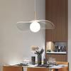 Luminária LED nórdica criativa para sala de jantar, moderna, simples e personalizada, para sala de estar, criativa e personalizada, lustre de acrílico