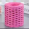 Cuerda de Papel Raffia de Color Sólido de Colores para Tejido Hecho a Mano, Cuerda para Bolsos, Empaque de Regalos, Decoración de Sombreros de Paja y Cuerda de Papel para Decoración de Ramos
