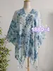 Capa de Punto Tie-Dye Étnica para Vacaciones, Capa Fina con Borlas para Mujer, Cárdigan, Chal Calado Estilo Primavera y Otoño, Blusa, Ropa Exterior