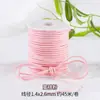 Cuerda de Piel de Ciervo de 3 mm Cuerda de Cuero Doble Cara Coreana Cuerda de Terciopelo Correa de Correa de Piel de Vaca Cuerda de Gamuza Caja de Regalo Cuerda de Terciopelo Decorativa