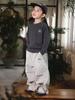 Pantalones para Niños Estilo Montaña Deportes al Aire Libre Casual para Niñas Pantalones Curvos Largos Pantalones Largos Plisados Resistentes al Agua Pantalones para Bebé