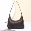 Bolsa Dumpling de Couro Genuíno para Mulheres, Bolsa de Mão e Bolsa Transversal, Bolsa de Ombro e Axila de Couro de Bezerro de Primeira Camada, Bolsa Multifuncional Feminina, Novo Modelo 2026
