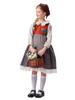 Día del Niño Traje de Cerveza Estilo Pastoral Vestido de Sirvienta Día del Niño en Jardín de Infancia Caperucita Roja Pañuelo de Cabeza Niña Falda Lolita