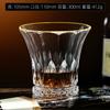 Estátua Dourada Cruzada Vidro Copo de Uísque Estilo Europeu Transparente Pintura Dourada Doméstico Bar Copo de Brandy Vidro para Cerveja
