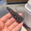 Pinza de Pelo de Felpa con Lazo de Pedrería de Lujo de Gama Alta para Mujer, Pinza Dulce para Flequillo Frontal, Pinza para Mechones Laterales