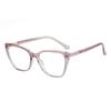 Tr8279Tr Ojo de Gato Montura Grande Espejo Plano Adelgazante para la Cara Gadget Práctico Sin Maquillaje Más Fácil de Combinar Libro Rojo Pequeño Mismo Estilo Montura de Gafas Se Puede Combinar con Gafas