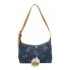 Bolsa Quadrada Pequena Casual Simples da Moda de Verão 2025 Bolsa de Mão Ombro Transversal Cartoon Feminina Casual