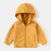 Jaquetas Infantis para Primavera e Outono, Blusas Infantis de Tricô Waffle, Roupas Infantis Versáteis e Tendência Novas para 2026
