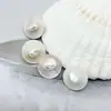 Novo Botão de Concha de Pérola Botão Criativo Irregular Fivela Decorativa para Casaco de Tricô Jaqueta