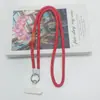Ins correa tejida para teléfono con dopamina, correa de cuerda colorida, llavero, bolsa para cámara ccd con bandolera, venta al por mayor, personalizado
