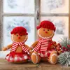 Nuevo producto transfronterizo: Hombre de jengibre navideño, decoración para fiestas navideñas, peluche de dibujos animados para niños y niñas