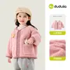 Novedades el 31 de agosto 15% de descuento Chaqueta Dudu forrada de polar para bebé, ropa de invierno cálida para niñas
