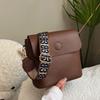 Bolsa Saco Estilo Coreano Tendência Retrô Grande Capacidade para Mulheres 2026 Nova Tendência Texturizada Alça Larga Elegante Bolsa Transversal