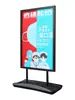 Stand de Exposição à Prova de Vento Painel de Exibição Enchível com Água Suporte para Cartaz Placa de Publicidade para Recrutamento ao Ar Livre Placa KT Sinalização de Entrada com Água Suporte de Chão