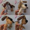 Muñeca de Monstruo de Tres Ojos Colgante de Lana Colgante Tejido a Mano Producto Terminado Muñeca de Ganchillo Hecha a Mano Colgante de Ganchillo Producto Terminado