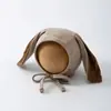 Chapéus de bebê para primavera e outono, toucas casuais para bebês, chapéus fofos com proteção para as orelhas para meninos e meninas, toucas quentes de algodão puro para recém-nascidos no inverno