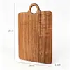 Tábua de corte de madeira, espessada para uso doméstico, tábua de corte de madeira maciça, utensílios de cozinha, atacado de fábrica