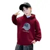 Sudadera con capucha para niño 2026 Nueva Moderna Fresca de Manga Larga con Estampado de Letras, Otoño Casual Elegante Moda