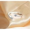 Nuevo anillo pequeño exquisito abierto estilo coreano estilo coreano anillo de dedo de moda para mujer anillo de cola joyería mixta al por mayor para mujer