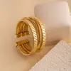 Pulseira Estilo Retro Cool de Hip-Hop Europeu e Americano, Pulseira Enrolada em Fio de Luxo Leve de Alta Qualidade, Pulseira com Design Personalizado de Nicho