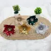 Flores de Magnólia de Natal Transfronteiriças, Flores para Decoração de Árvore de Natal, Flores Artificiais de Magnólia Branca, Cabeças de Flores de Natal Atacado
