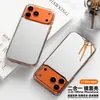 Funda de Espejo para Teléfono para iPhone 18, Funda Protectora Apple 17 Pro Max, 16 Espejo, 15 Funda de Teléfono de Espejo Dos en Uno
