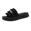 Nuevas Chanclas de Verano 2025 para Mujer, Para Usar Afuera, Chanclas de Moda con Suela de Plataforma de Celebridad de Internet, Zapatos de Playa Transpirables con Suela Suave para Mujer